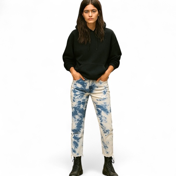 Levi's Denim - Levi's Tie Dye 721 High Rise SKinny Ankle Raw Hem sz‎ 33